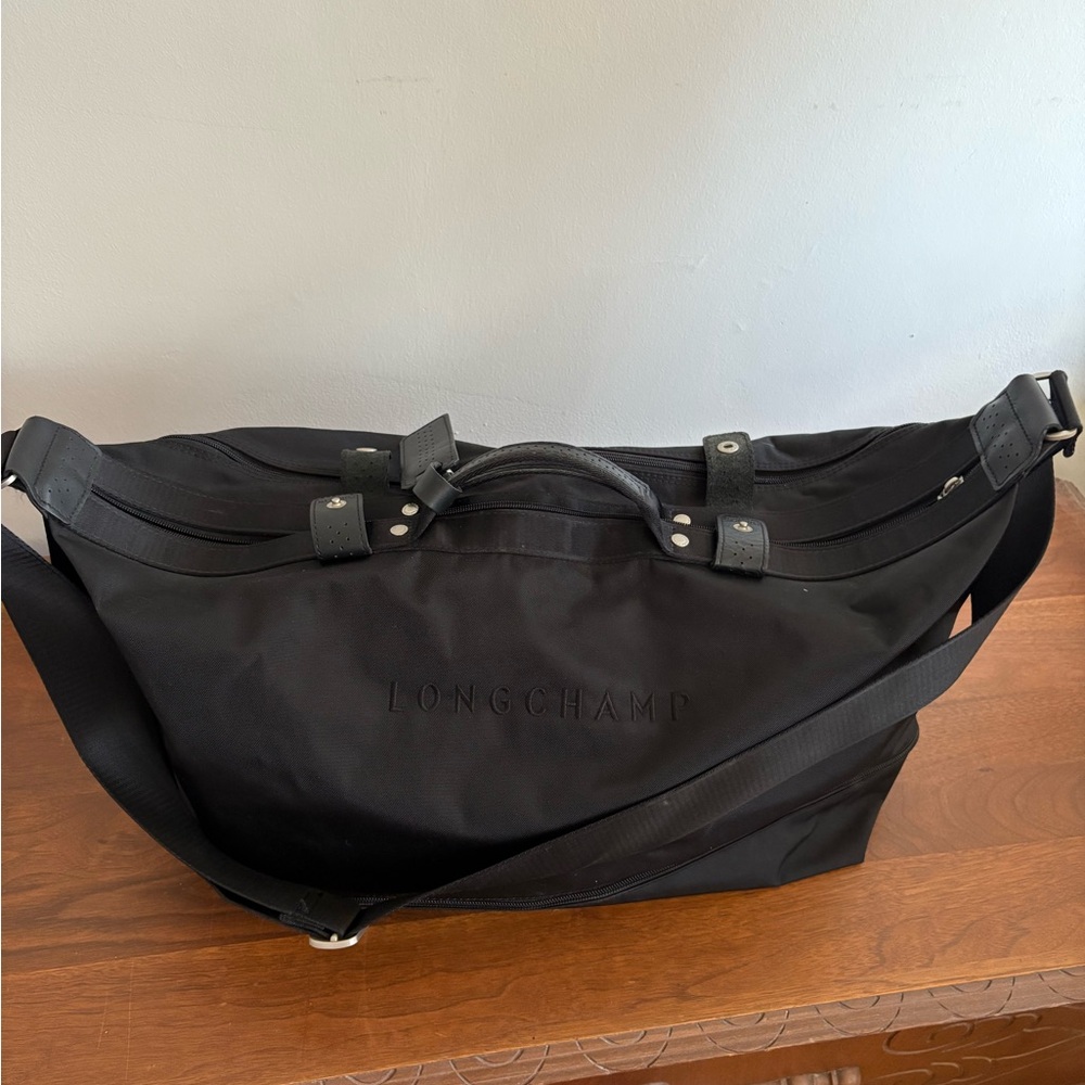 Longchamp Black Travel Bag